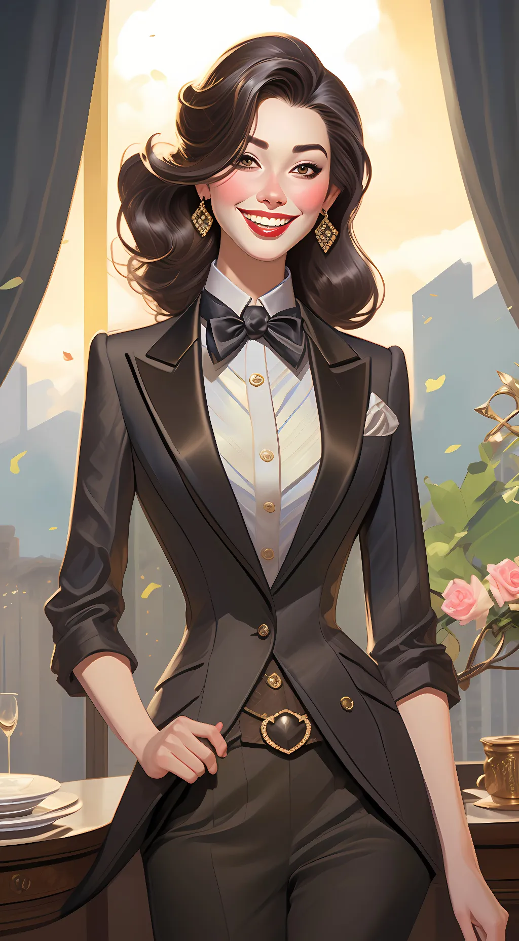 ai character: skarlet background