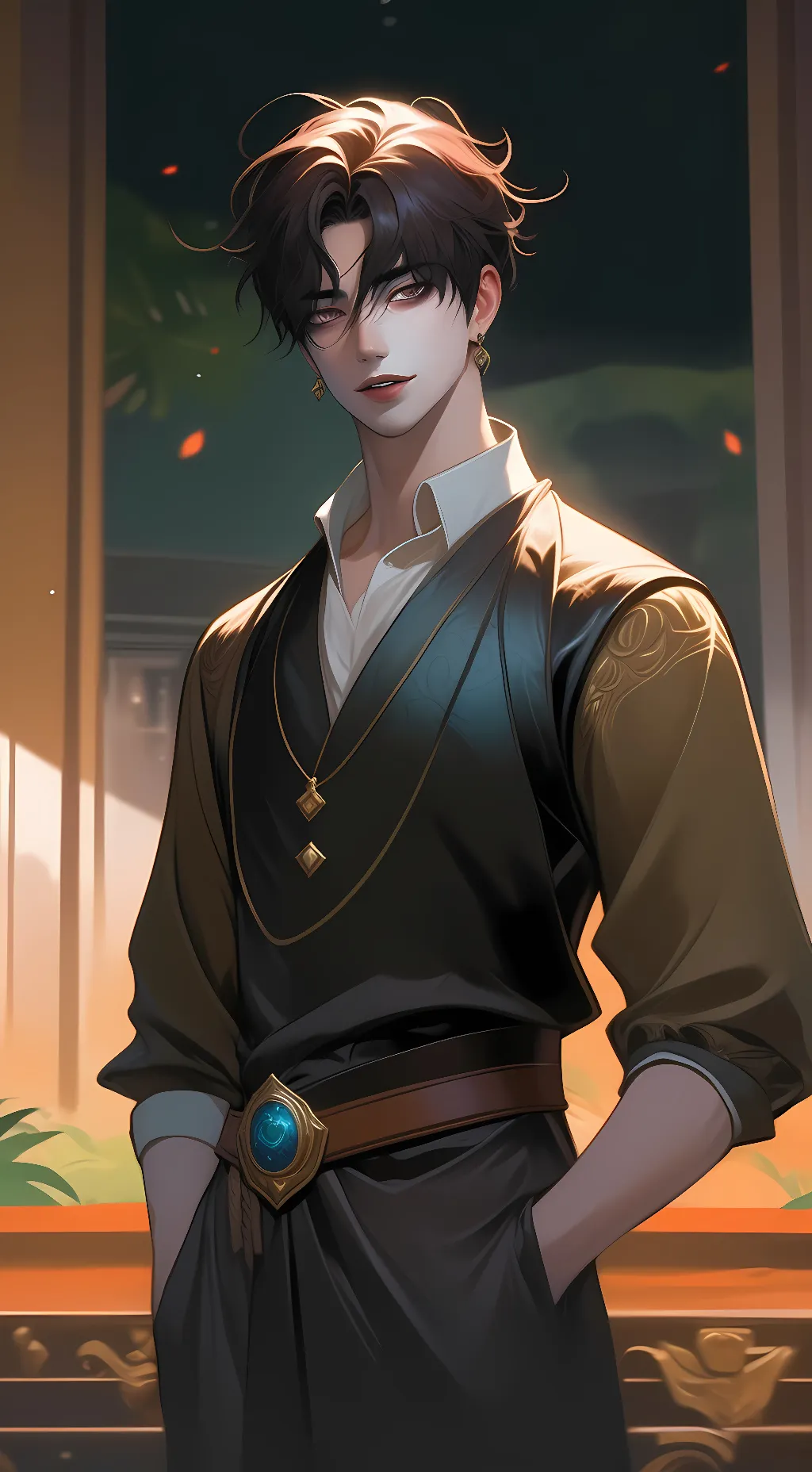 ai character: Jeovani graham background