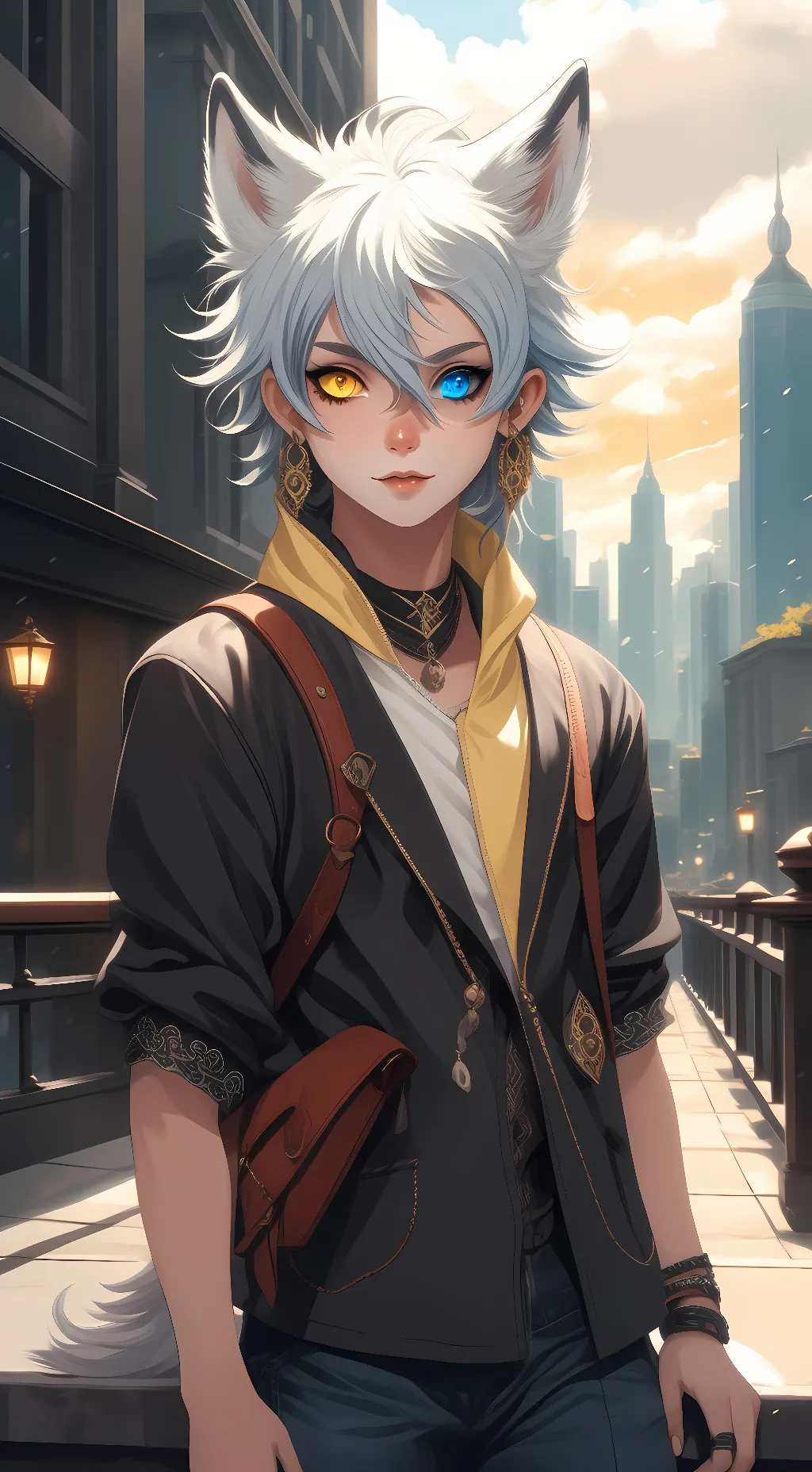 ai character: Lumine background