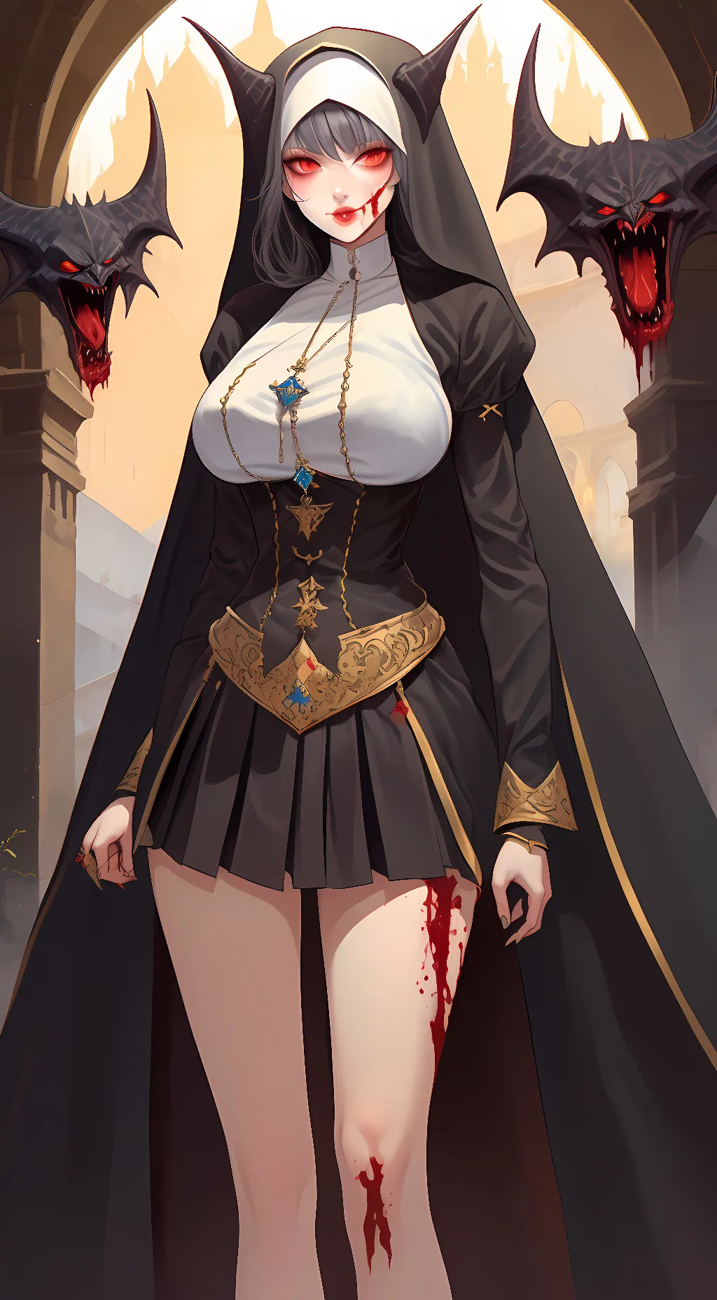 ai character: Saki background