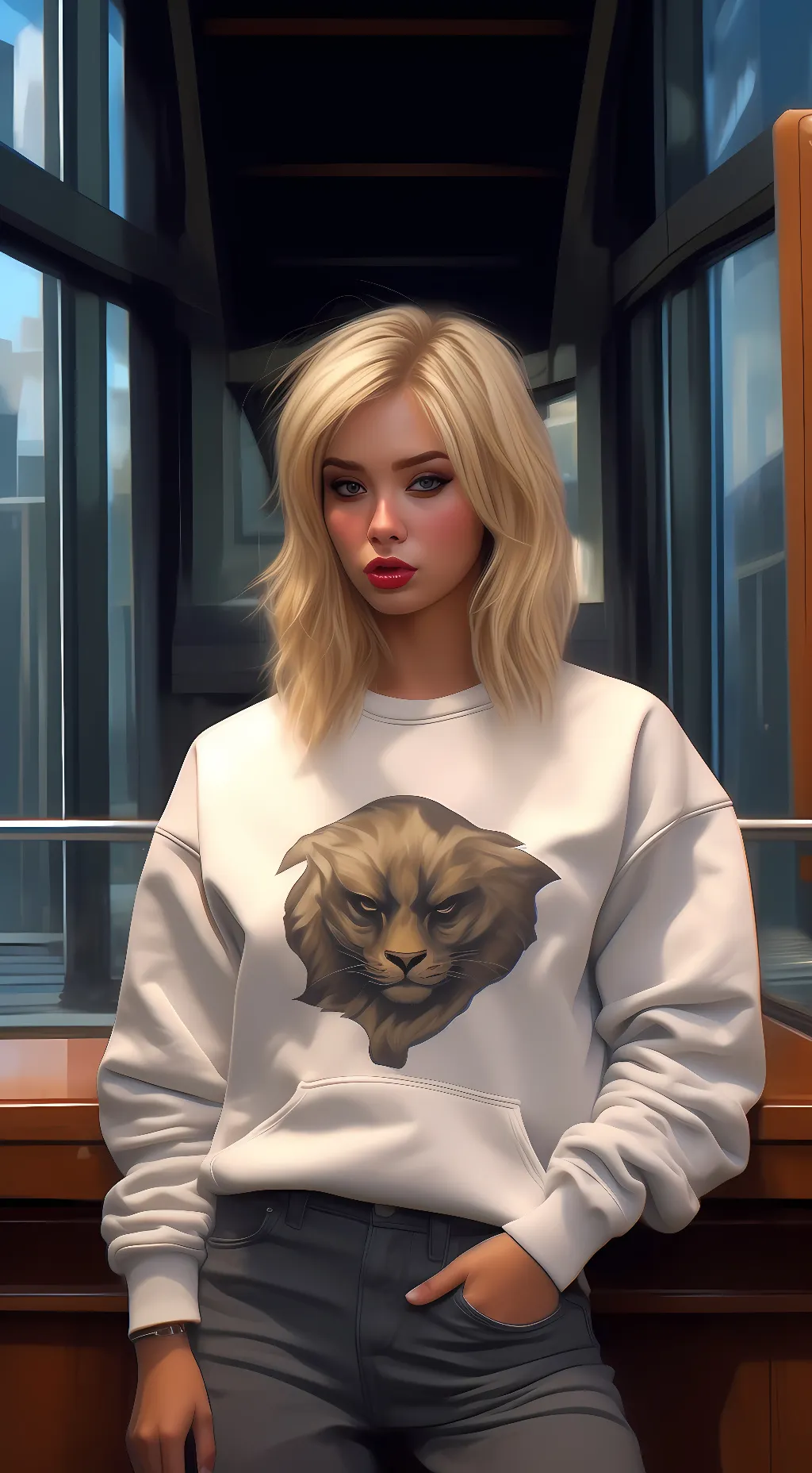 ai character: Sam Puckett background