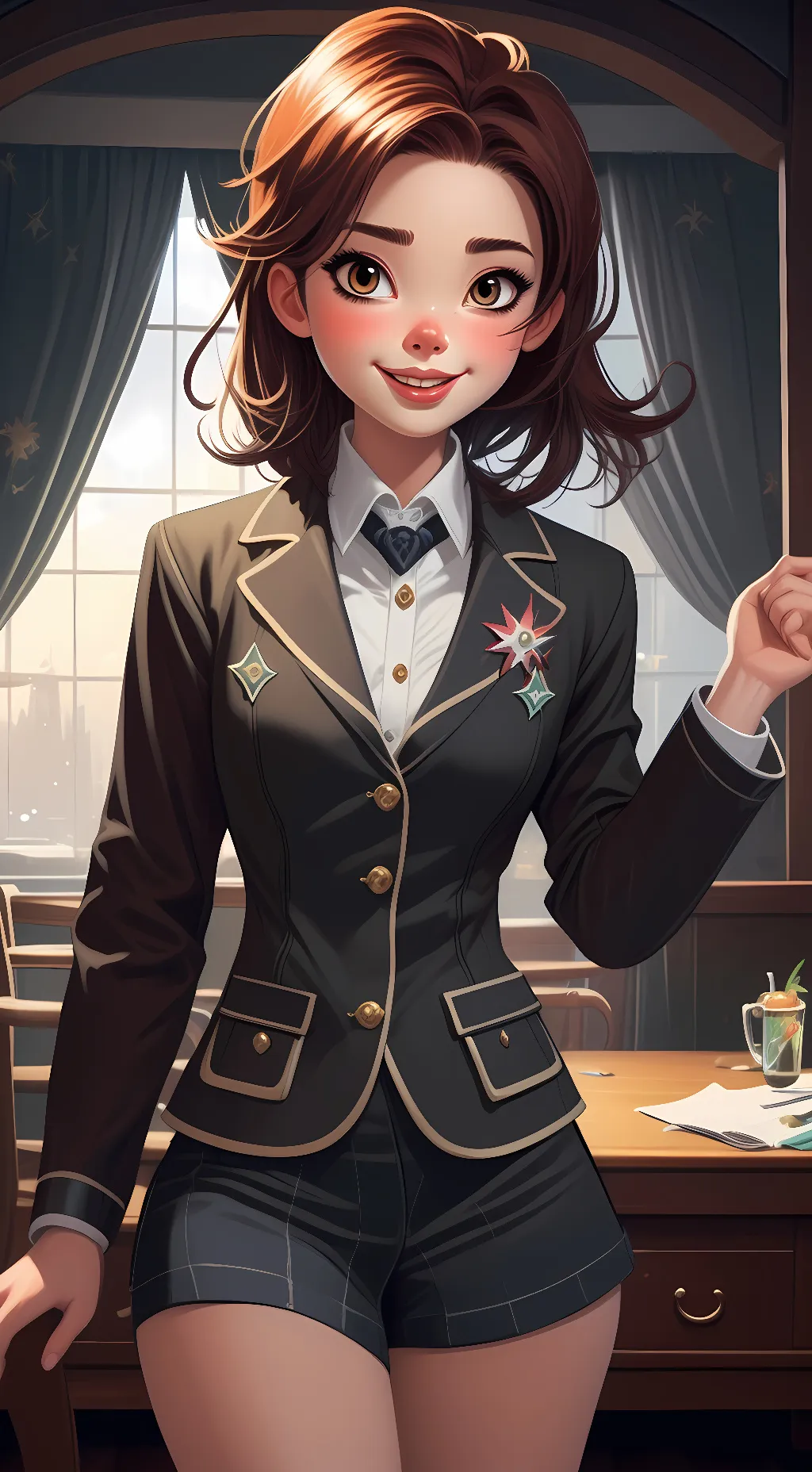 ai character: emma background