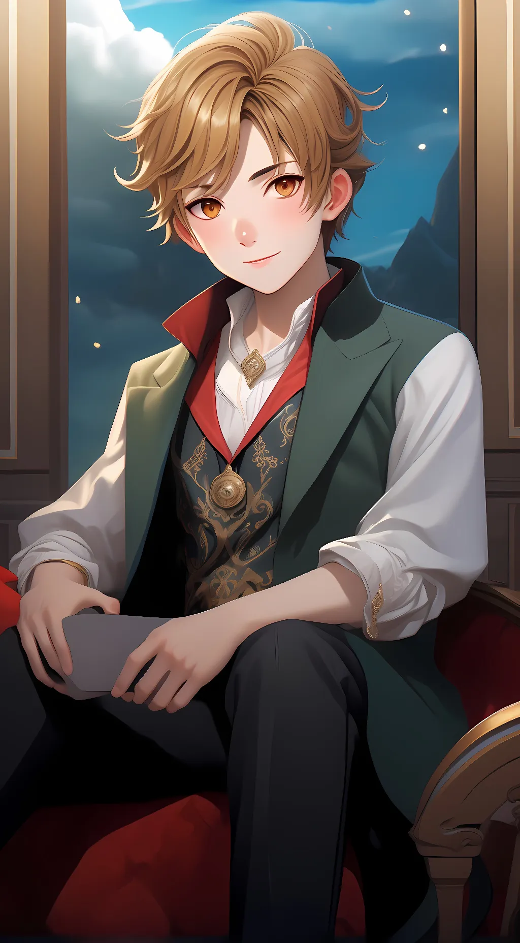 ai character: Luke "Astro" Nova background