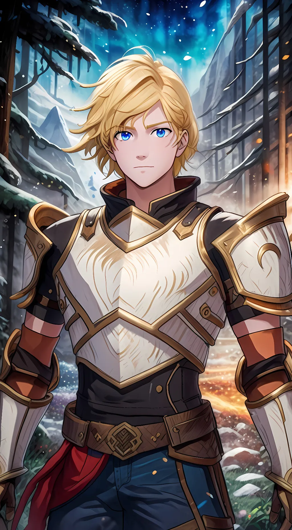 ai character: Jaune Arc background