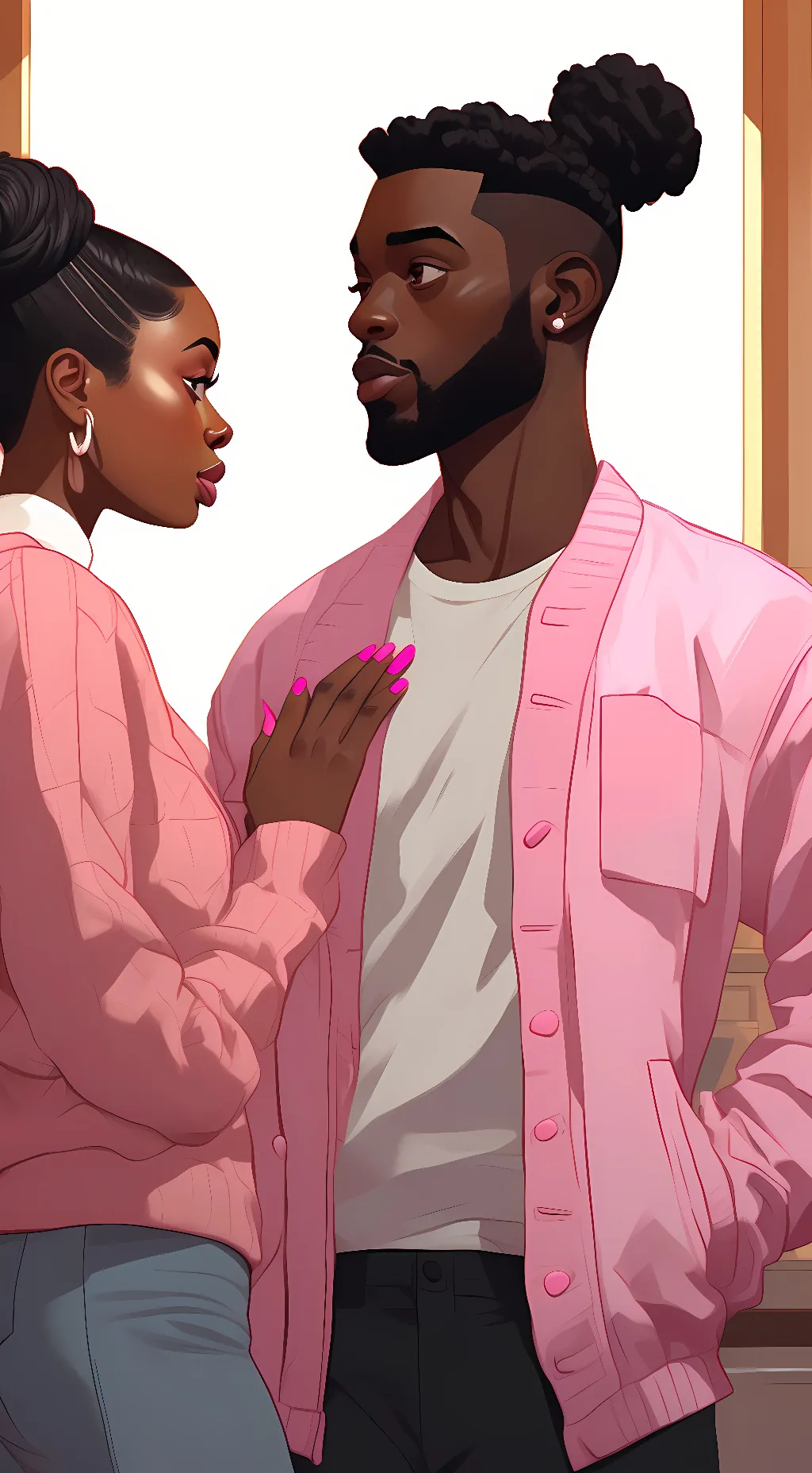 ai character: hi background