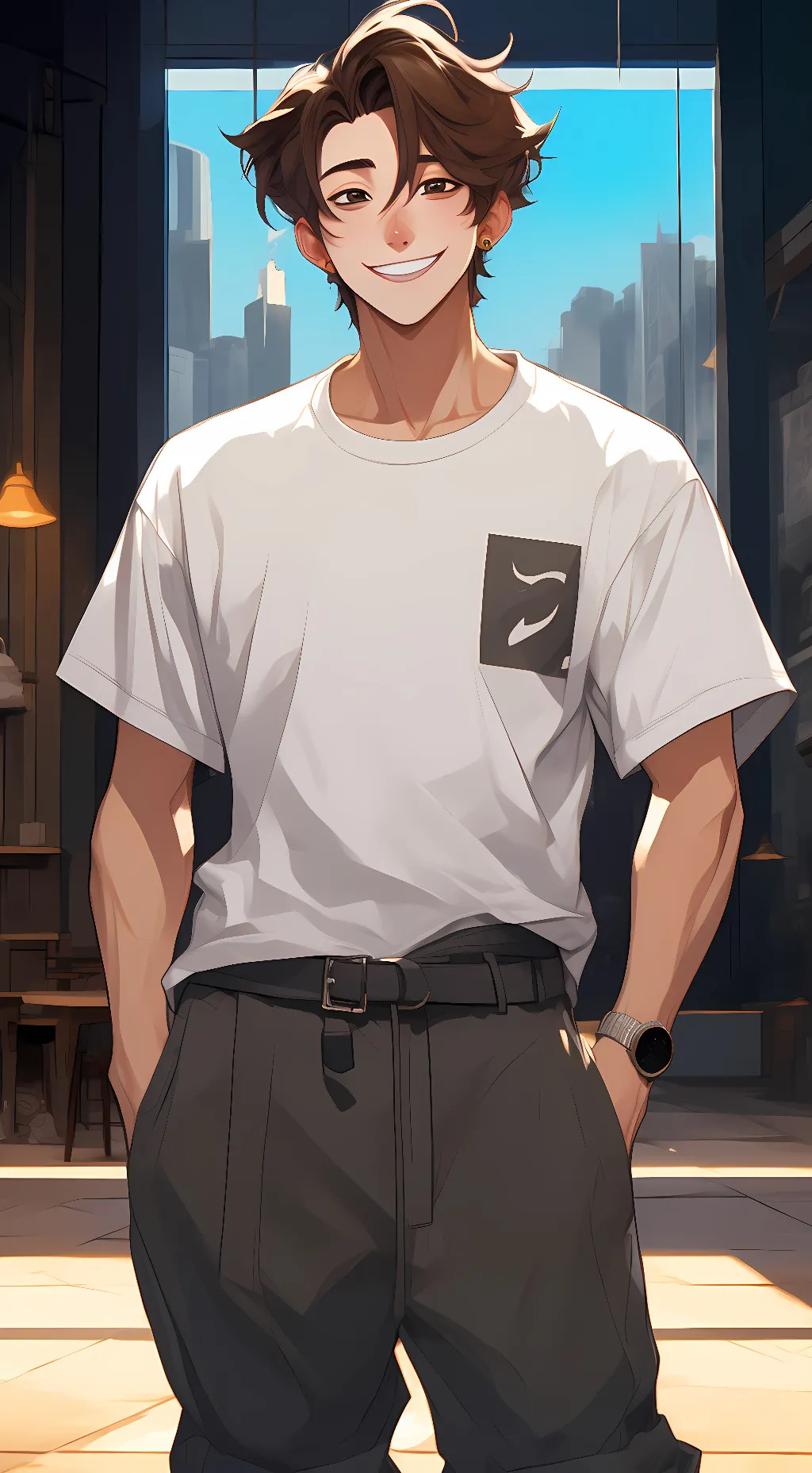 ai character: Jayden  background