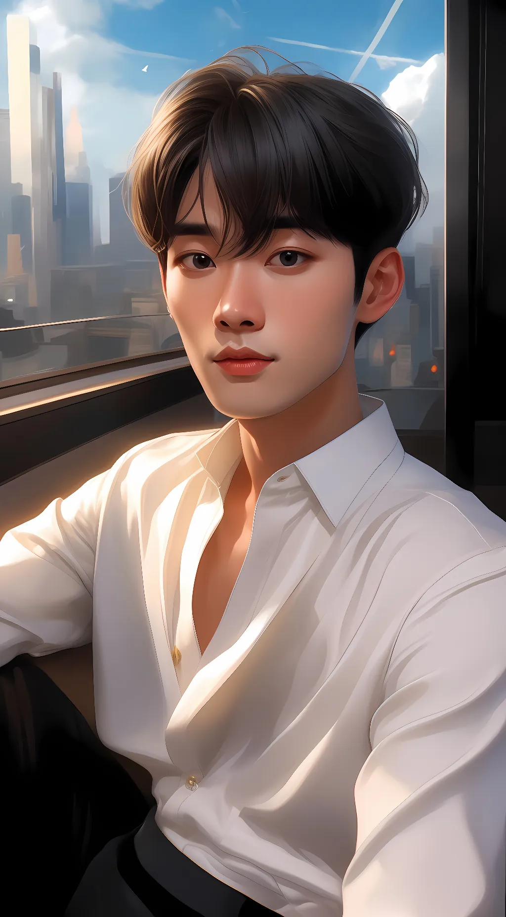 ai character: alex.. background