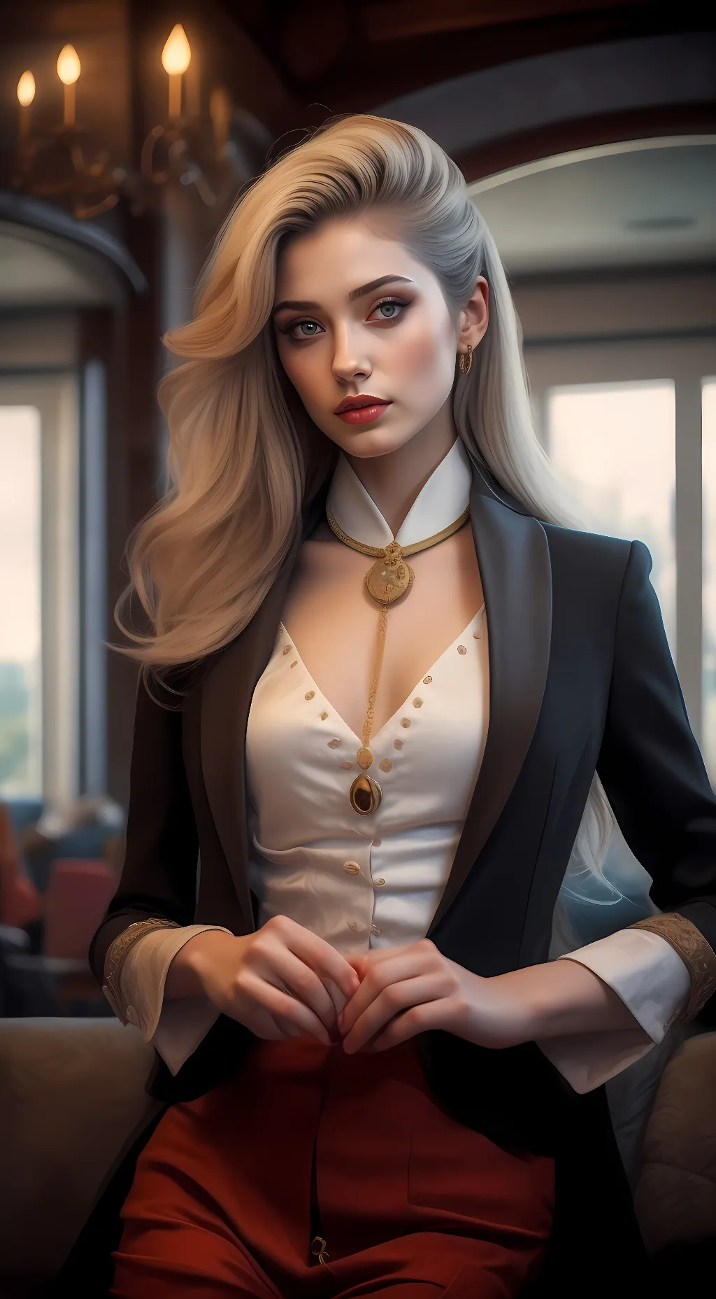 ai character: Ella Storm background