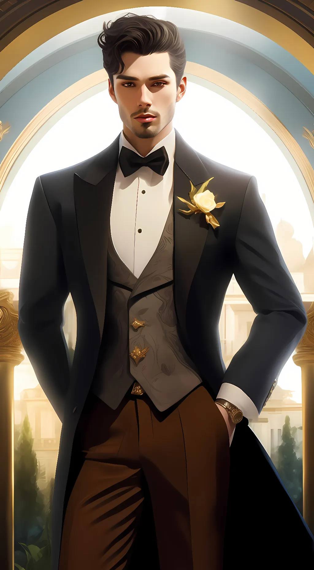 ai character: Zane  background