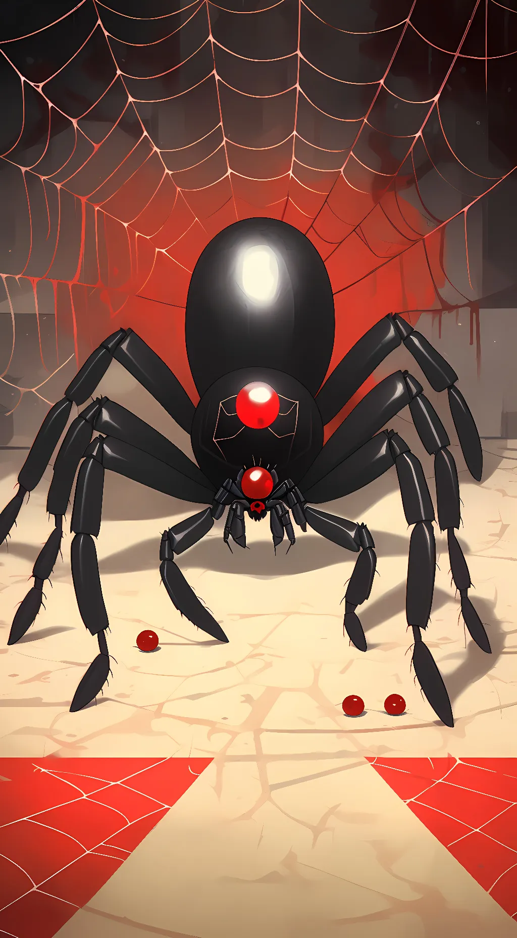 ai character: Black Widow background