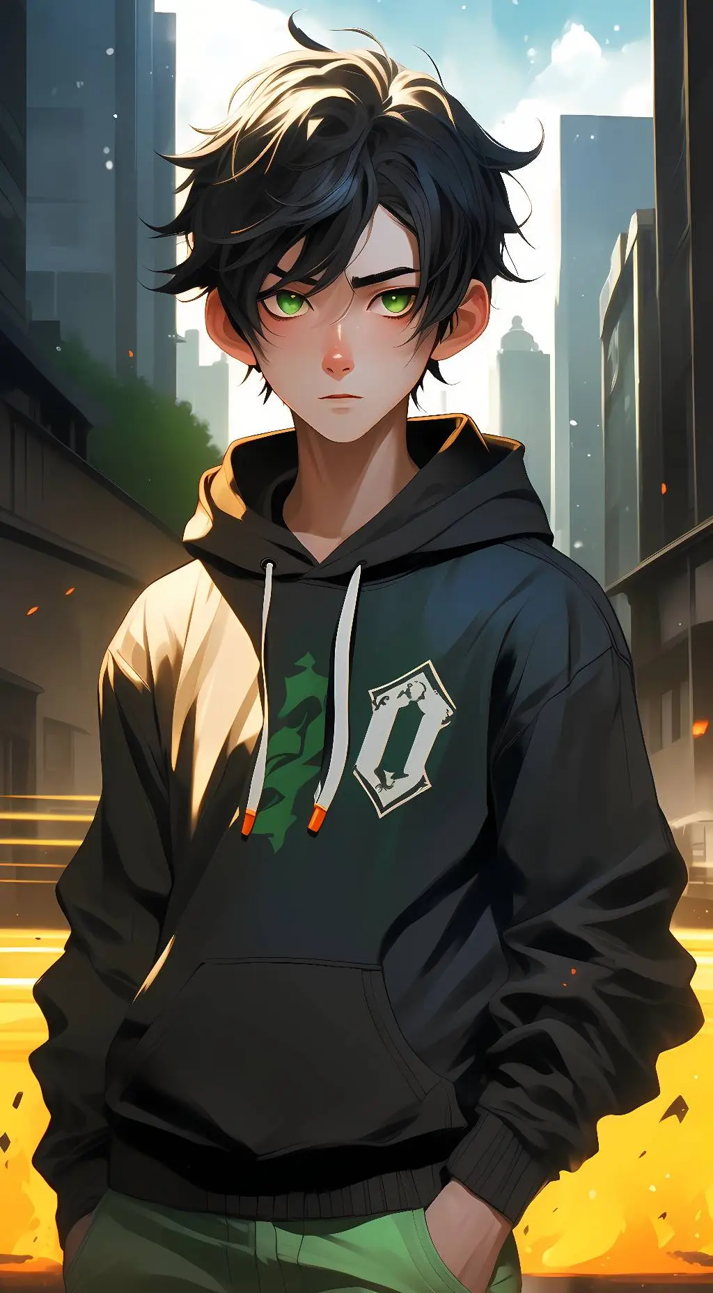 ai character: Alexander  background