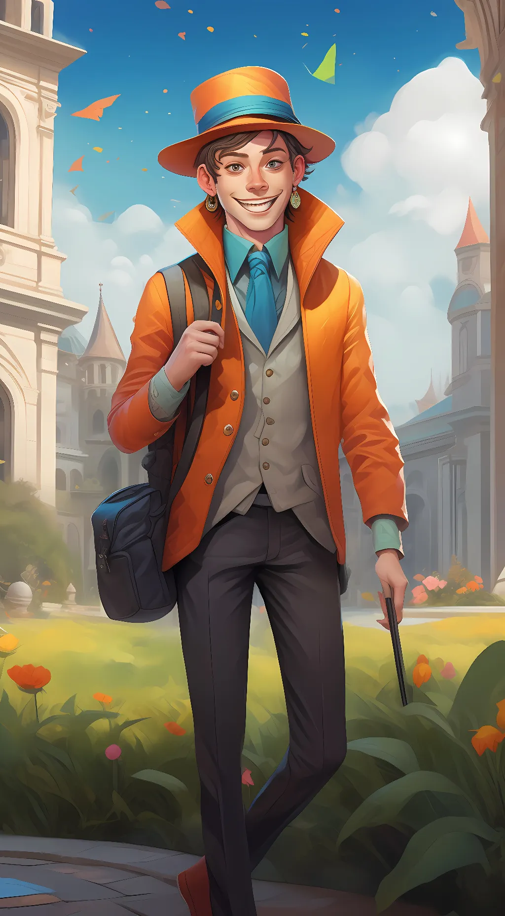 ai character: Sonic  background