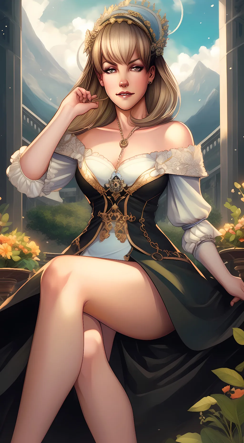 ai character: Gwen  background