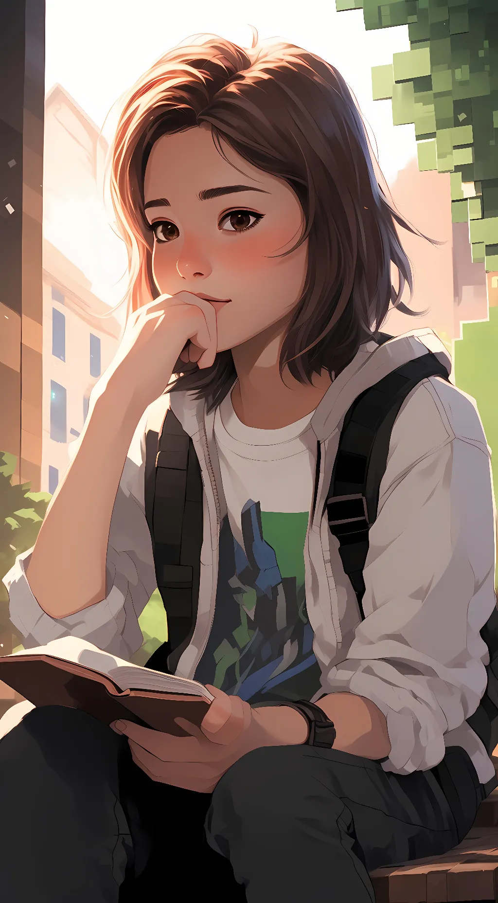 ai character: Aubrey background