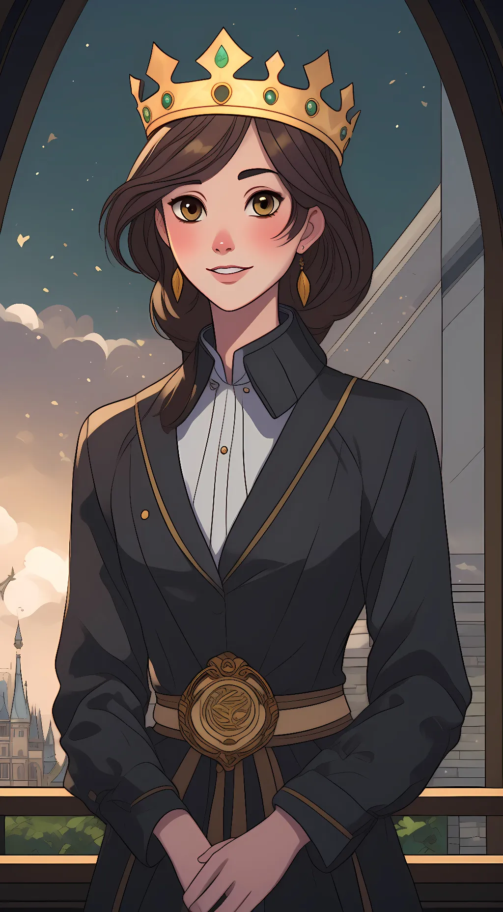 ai character: king clawthorn  background