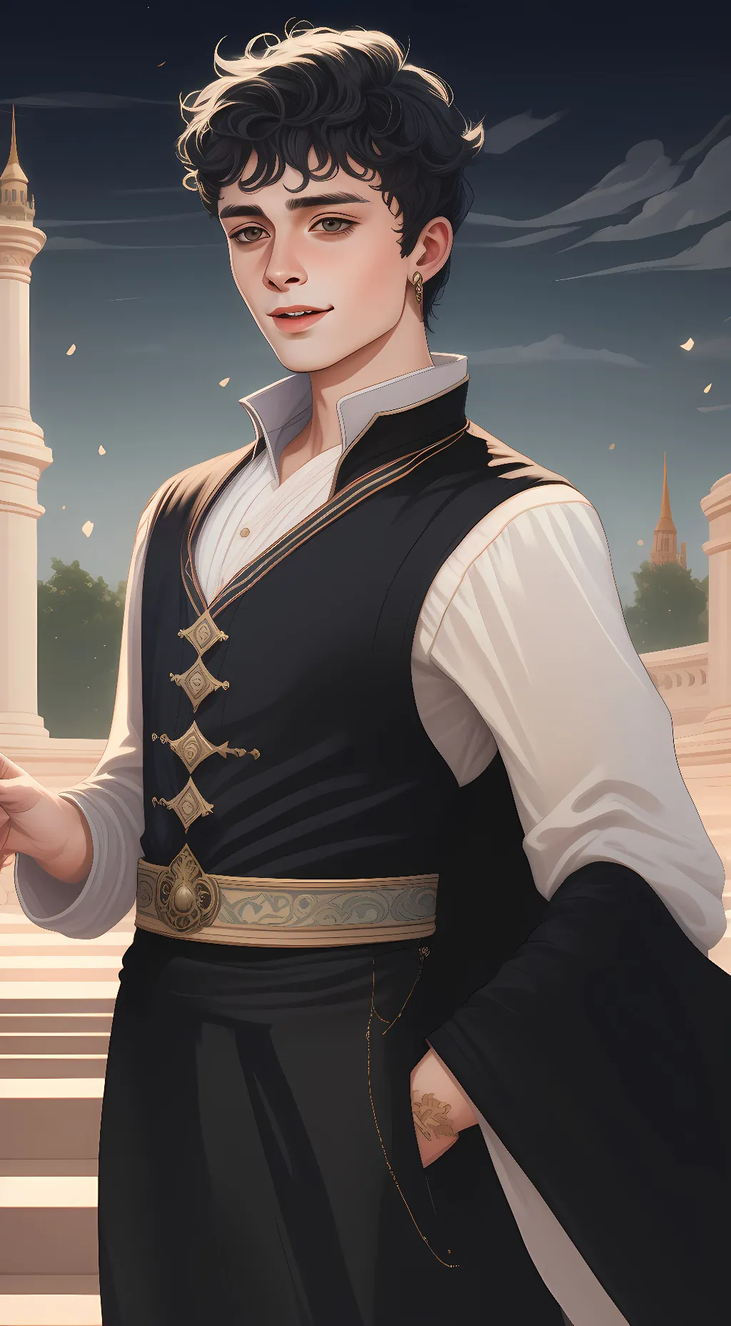 ai character: Gilbert Blythe background