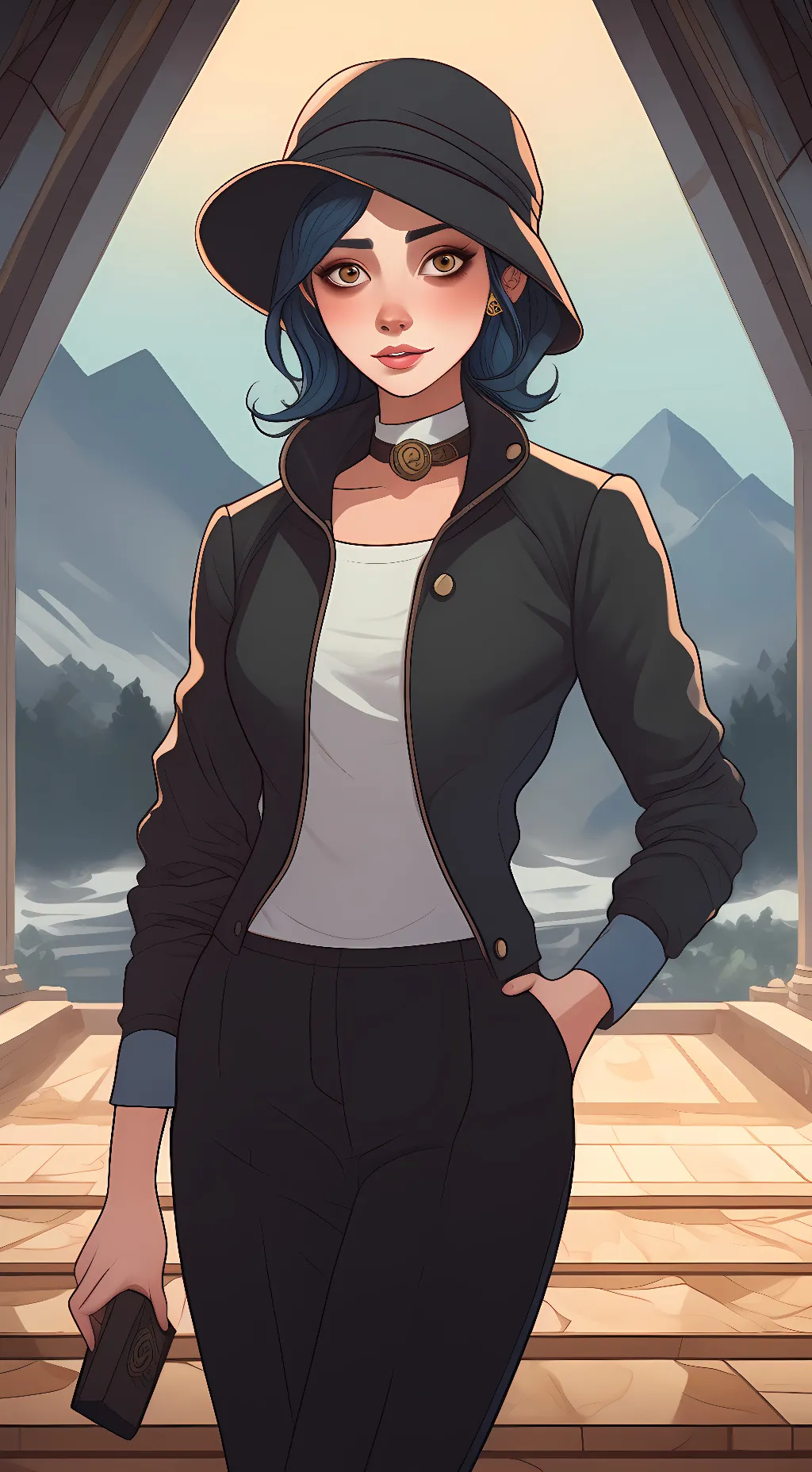 ai character: Lilly  background