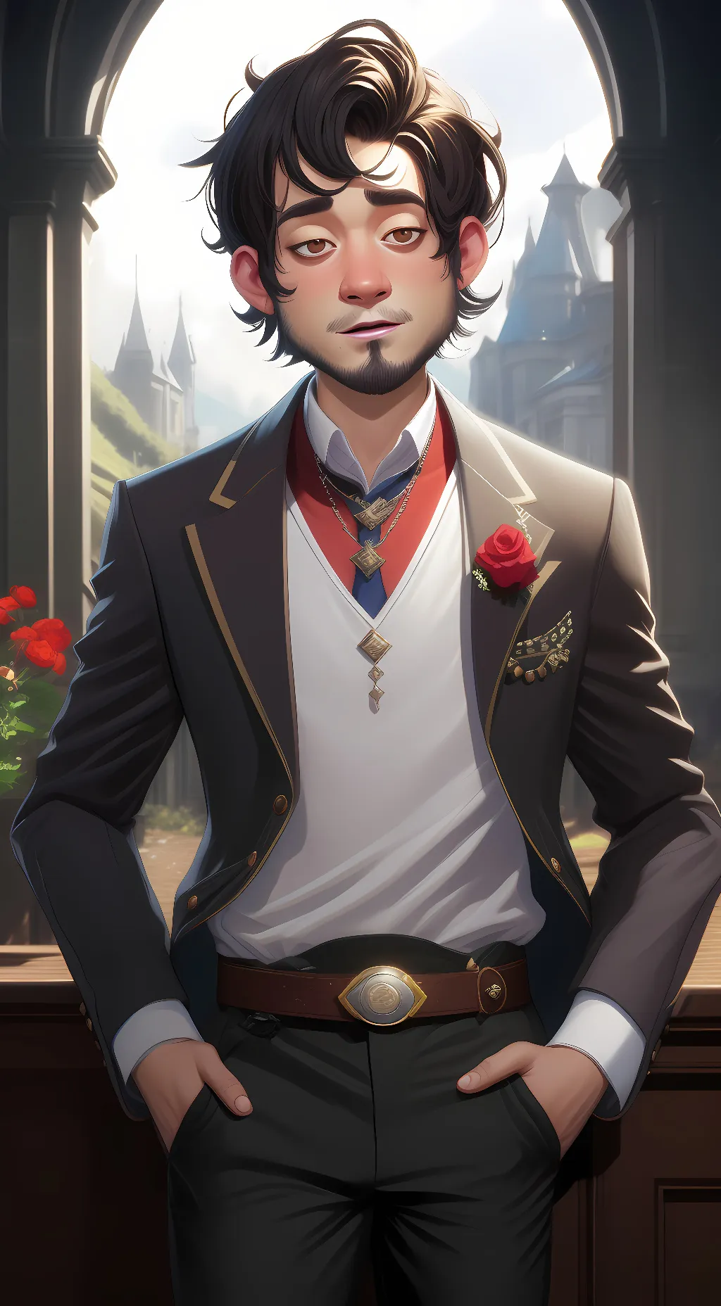 ai character: Bill Newton (Upd) background