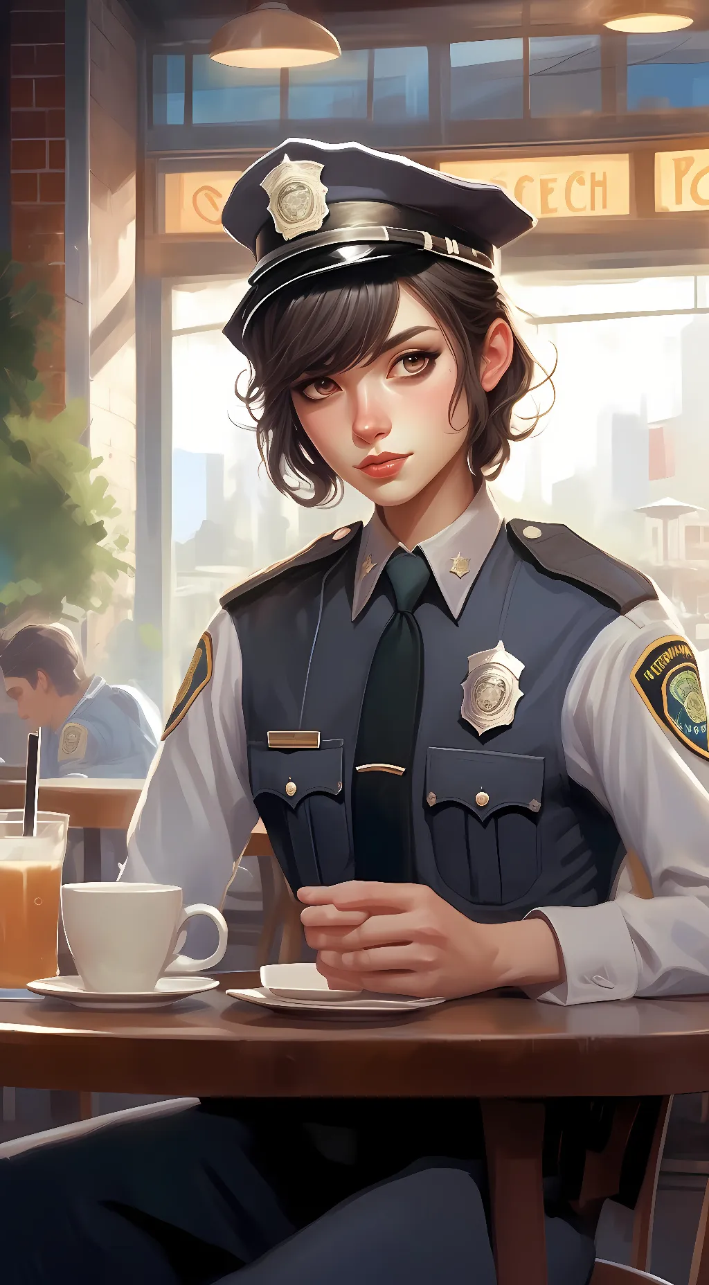 ai character: Calem background