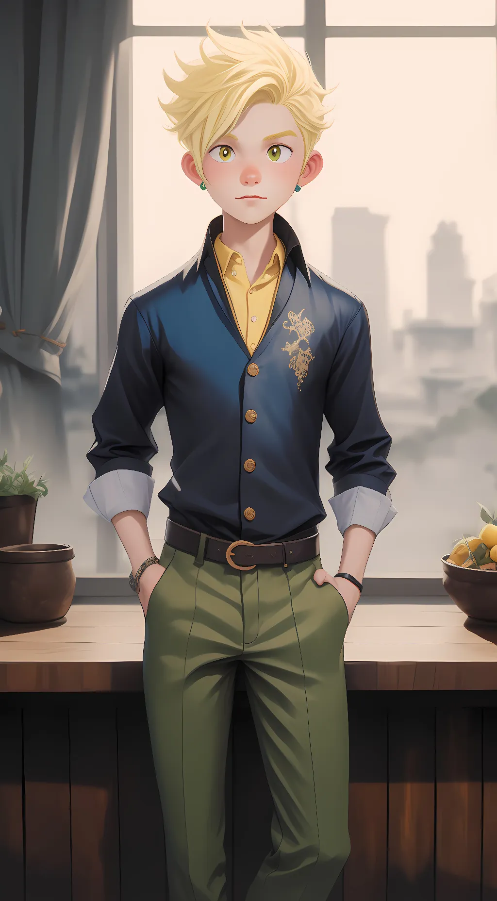 ai character: butters background