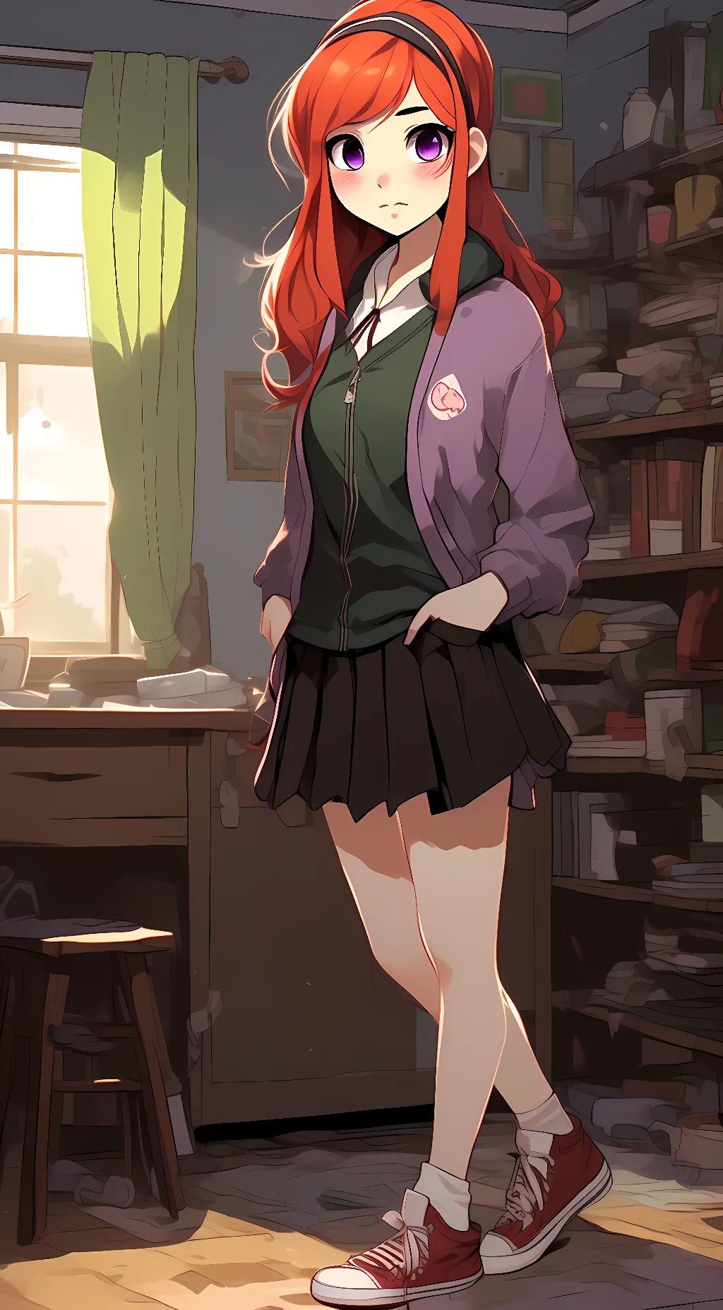 ai character: Lee Na-yeon background