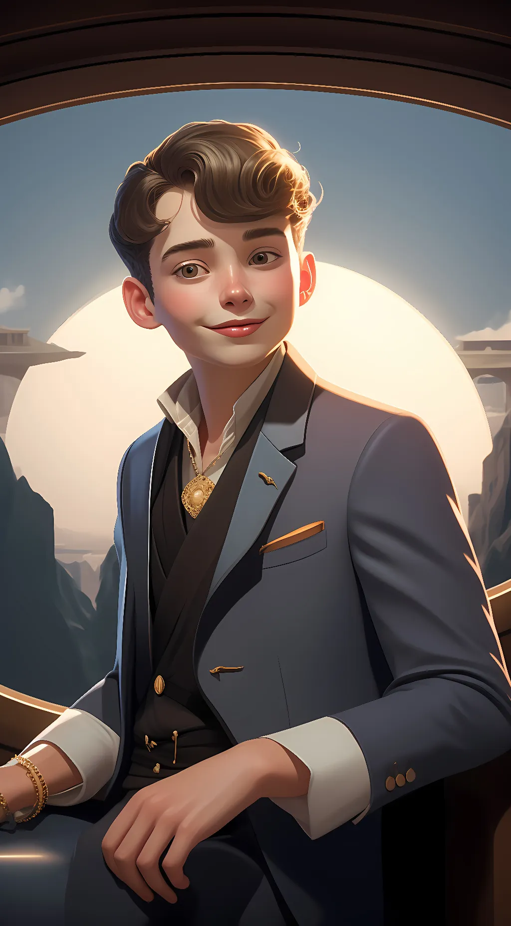 ai character: Cole background