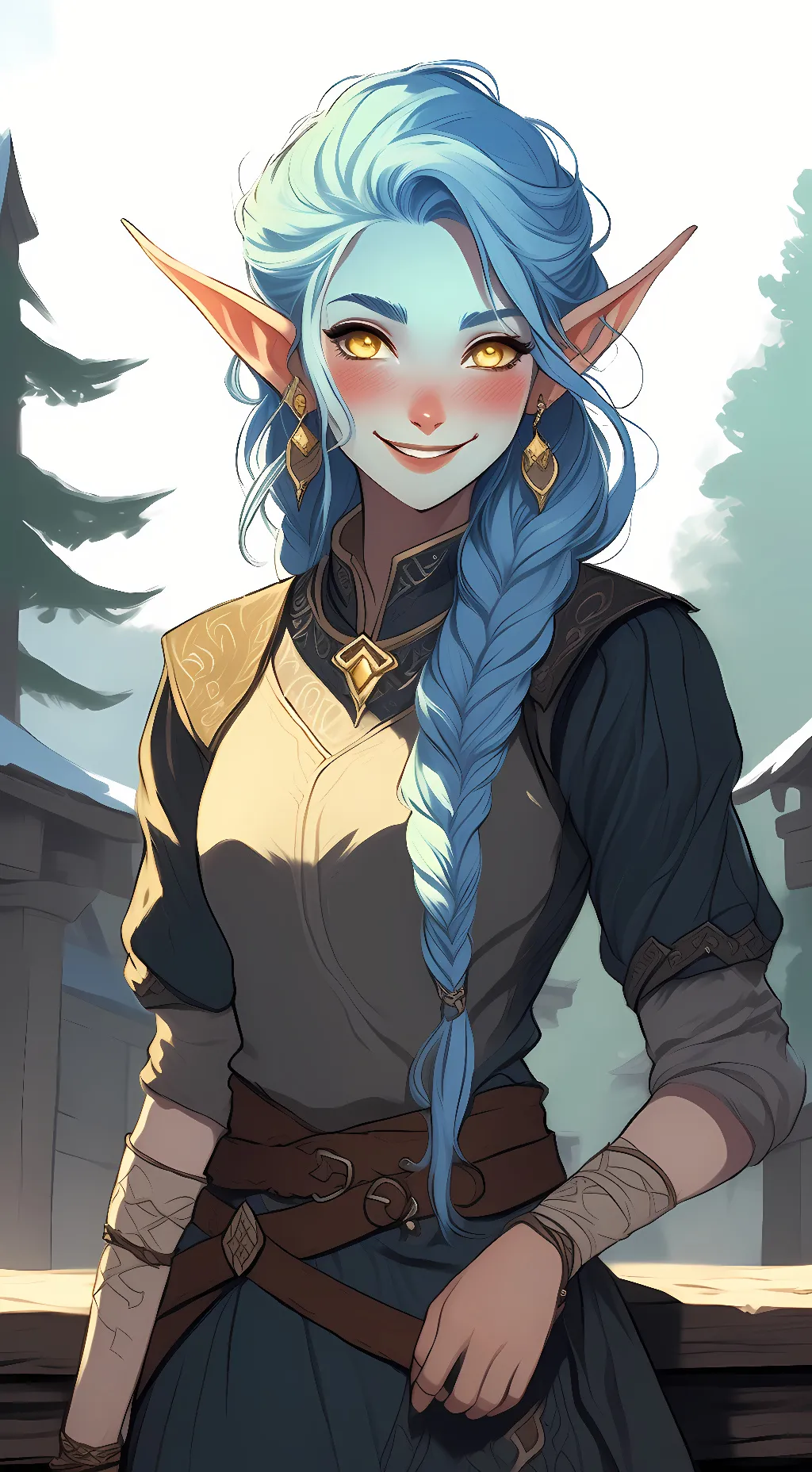 ai character: Liliana  background