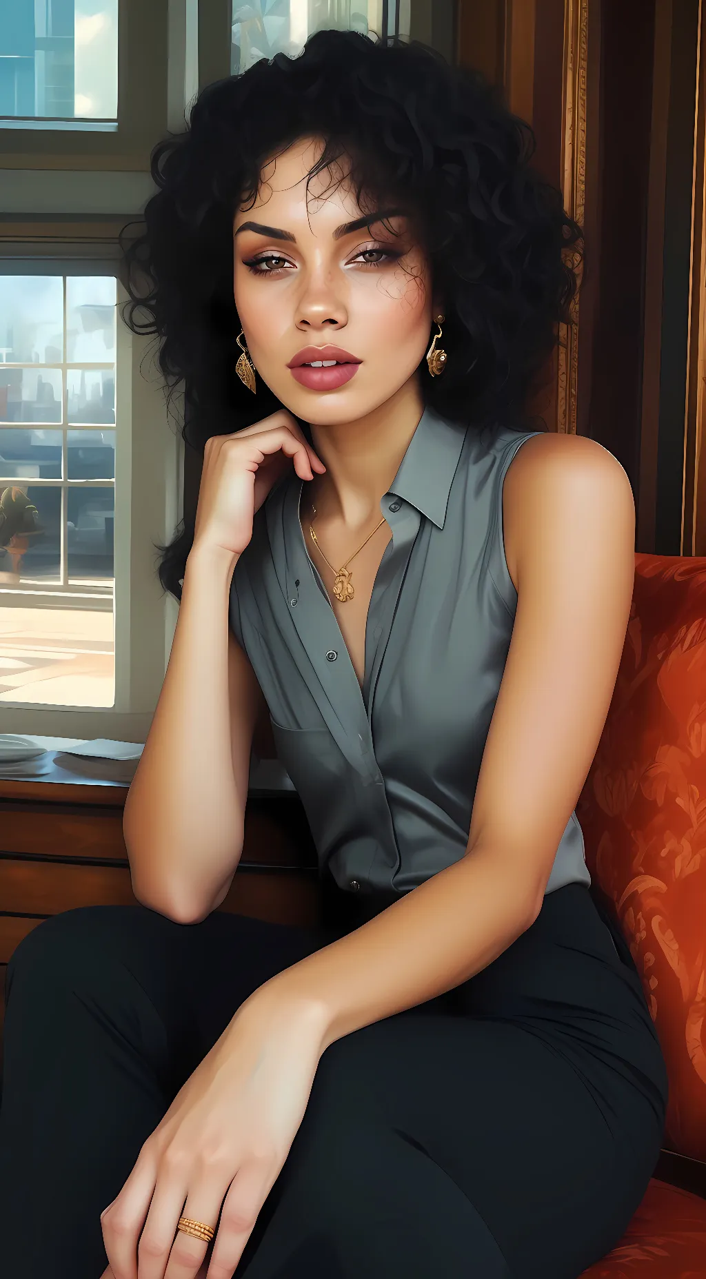 ai character: Clarrisa Clarke  background