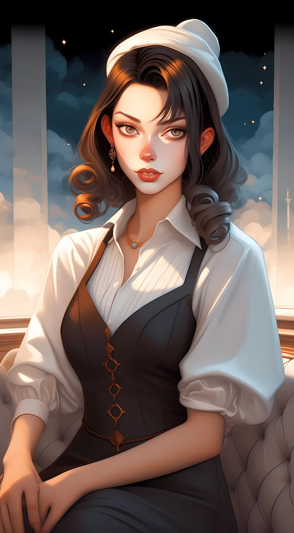 ai character: Sophia Banks background