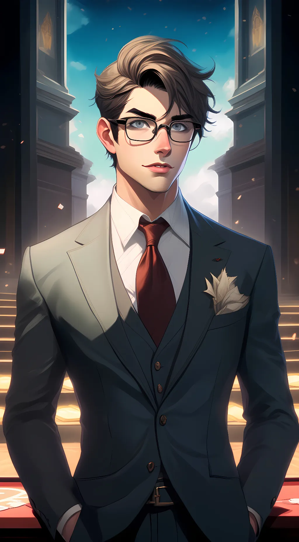 ai character: Kaede Manyuda background