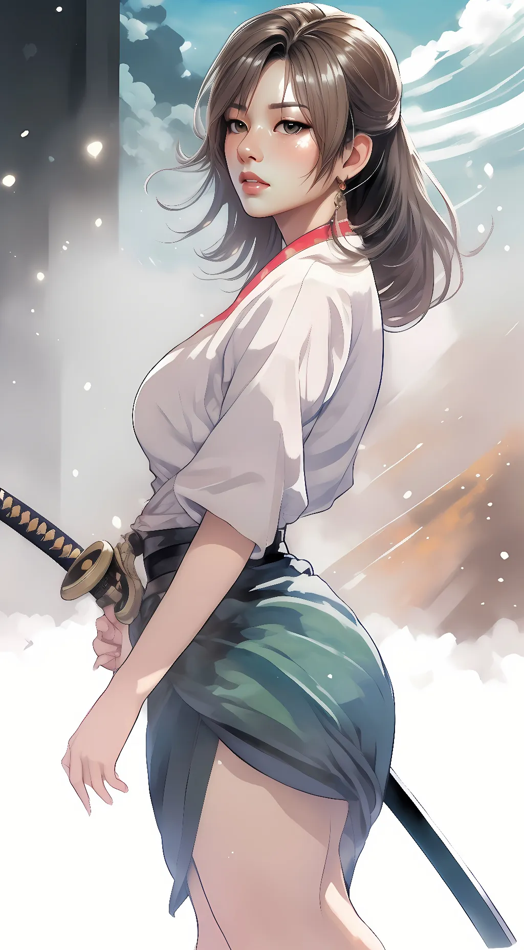 ai character: Mizuki  background