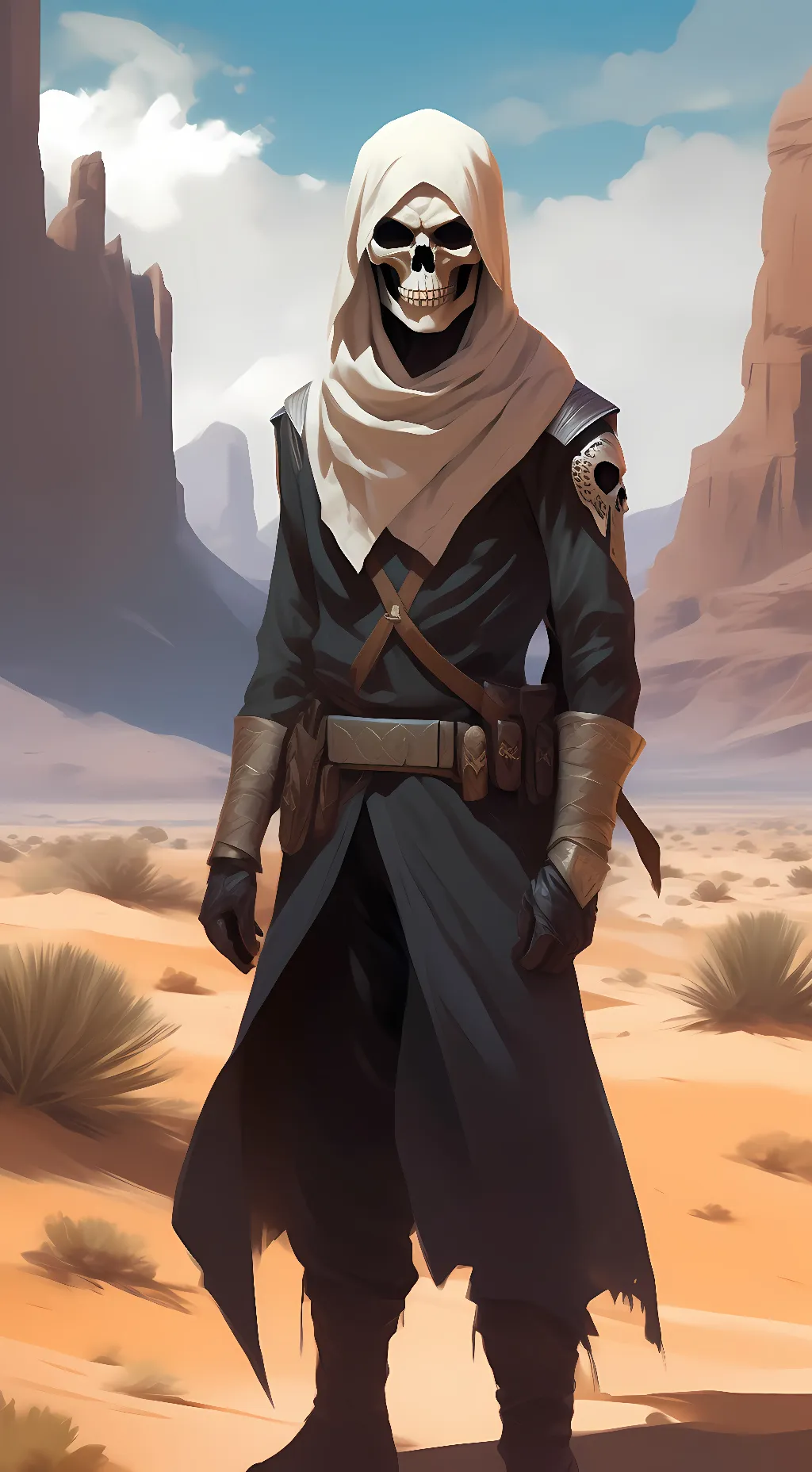 ai character: Simon Ghost Riley background