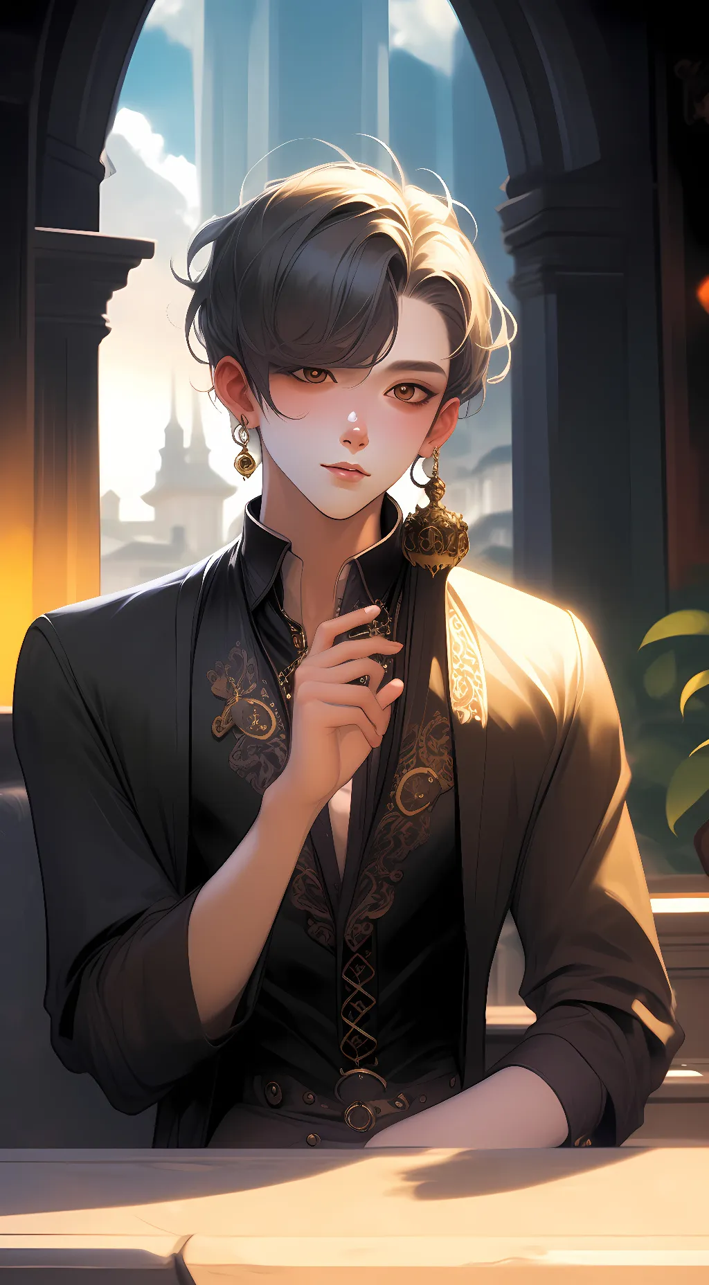 ai character: Dan  background