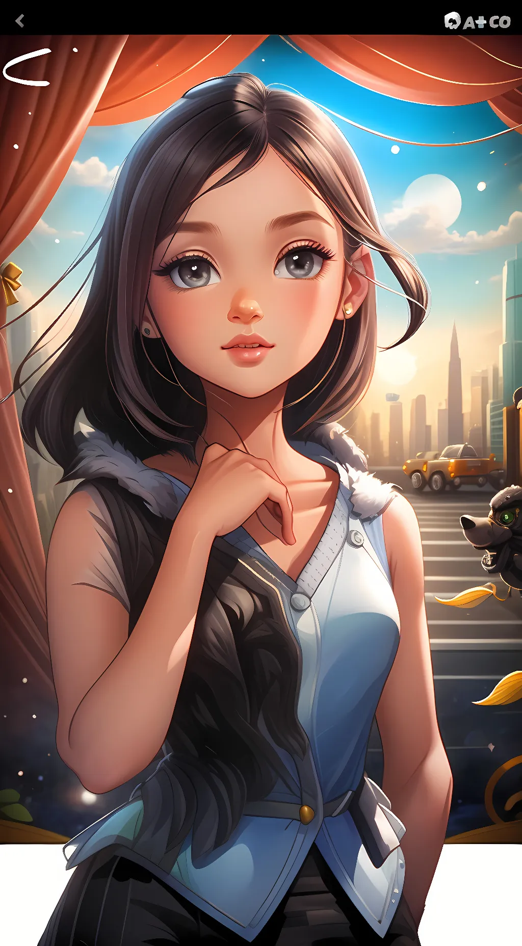 ai character: kate background