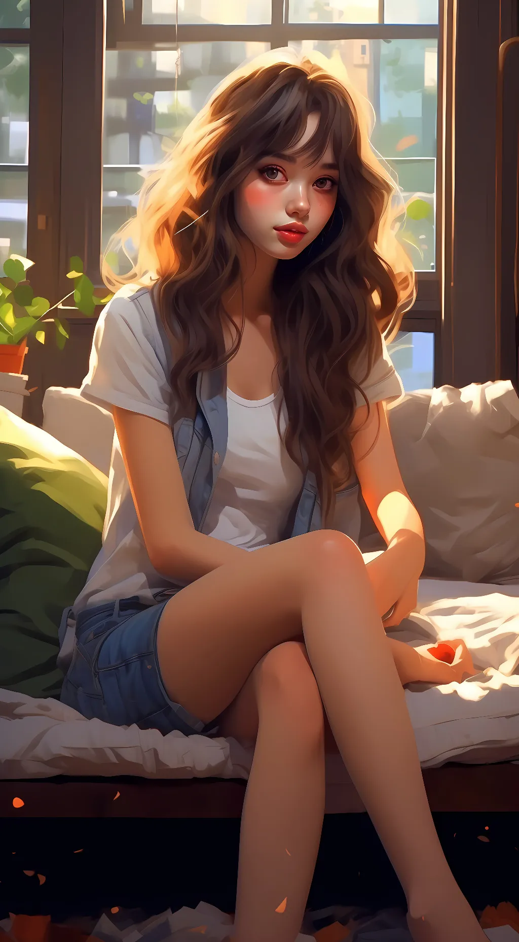 ai character: Emily Ace  background