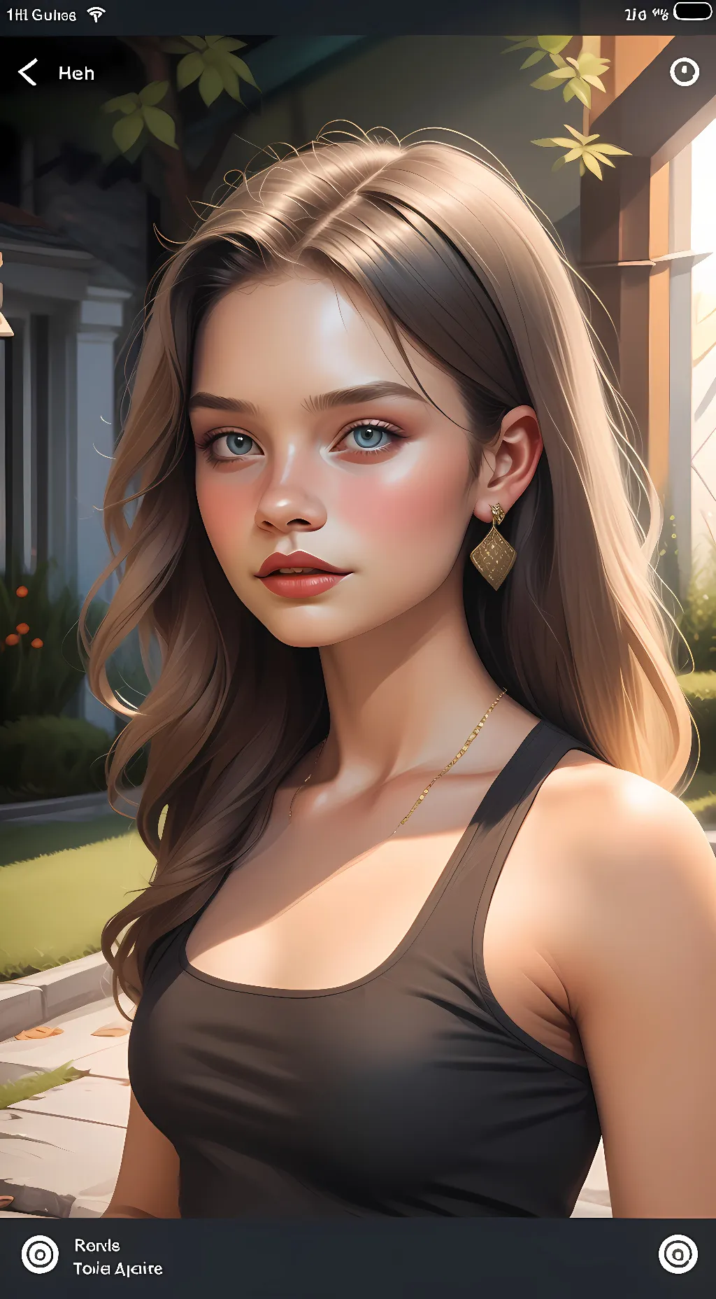 ai character: Ellie background