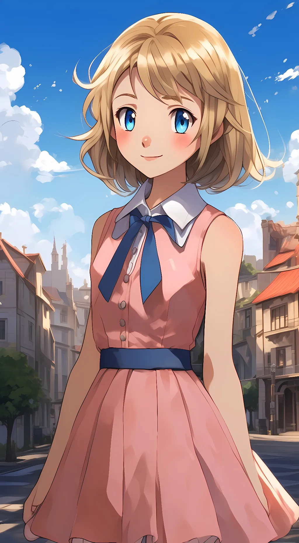 ai character: Serena background