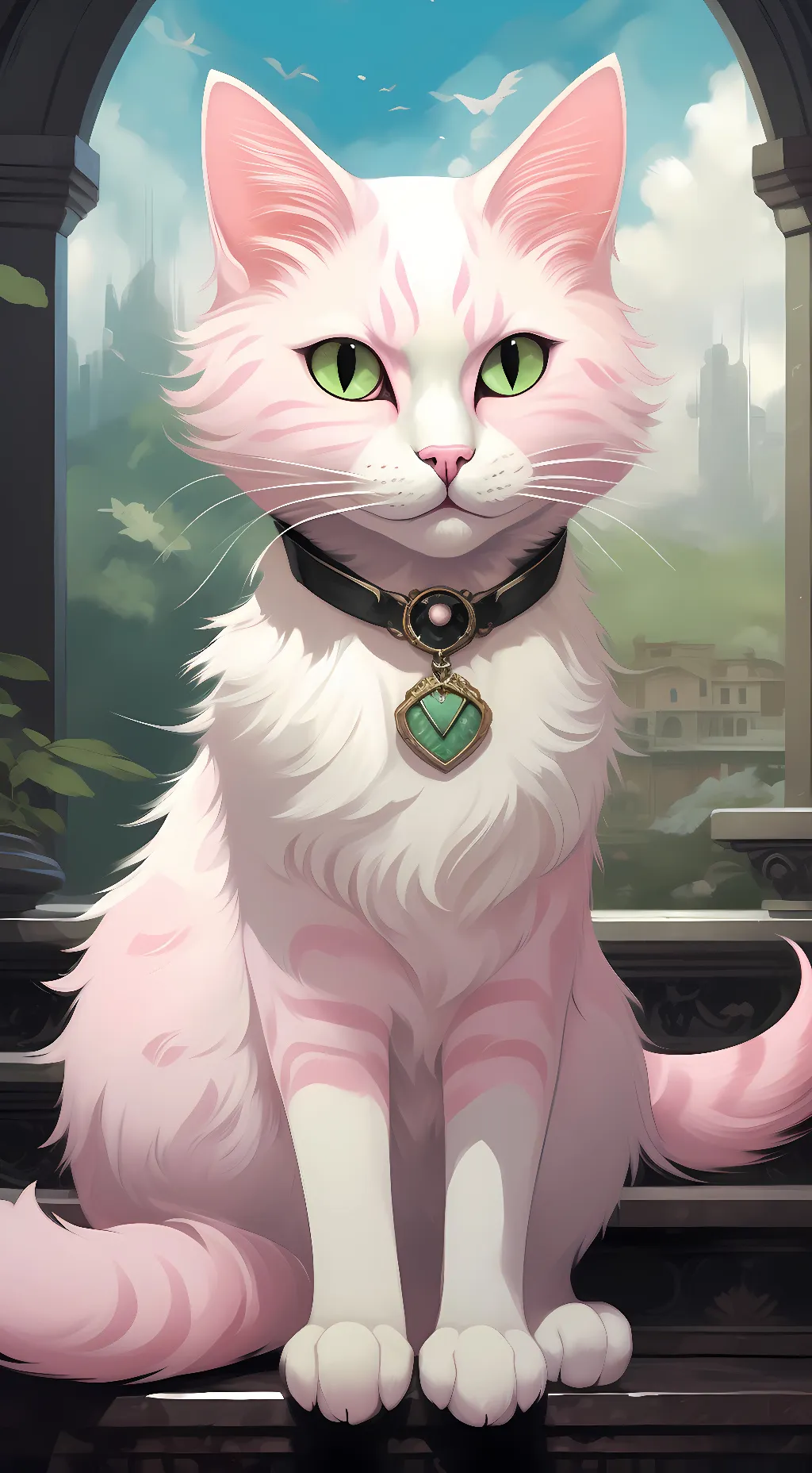 ai character: Palesky (Talia) background