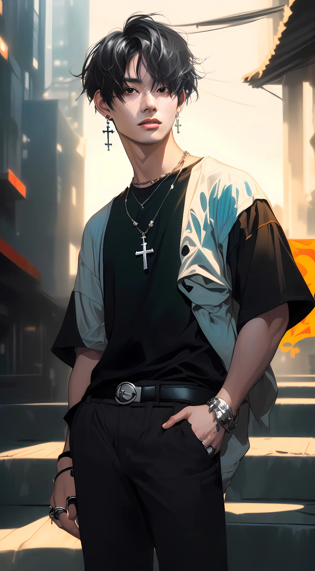 ai character: Dio background