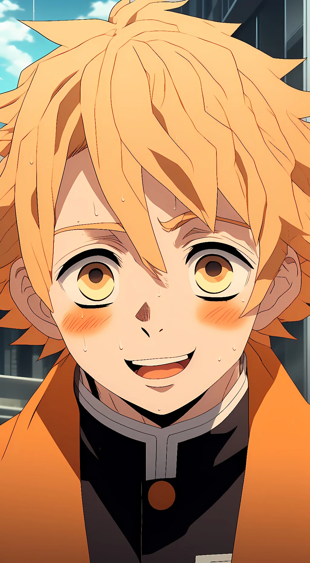 ai character: zenitsu  background