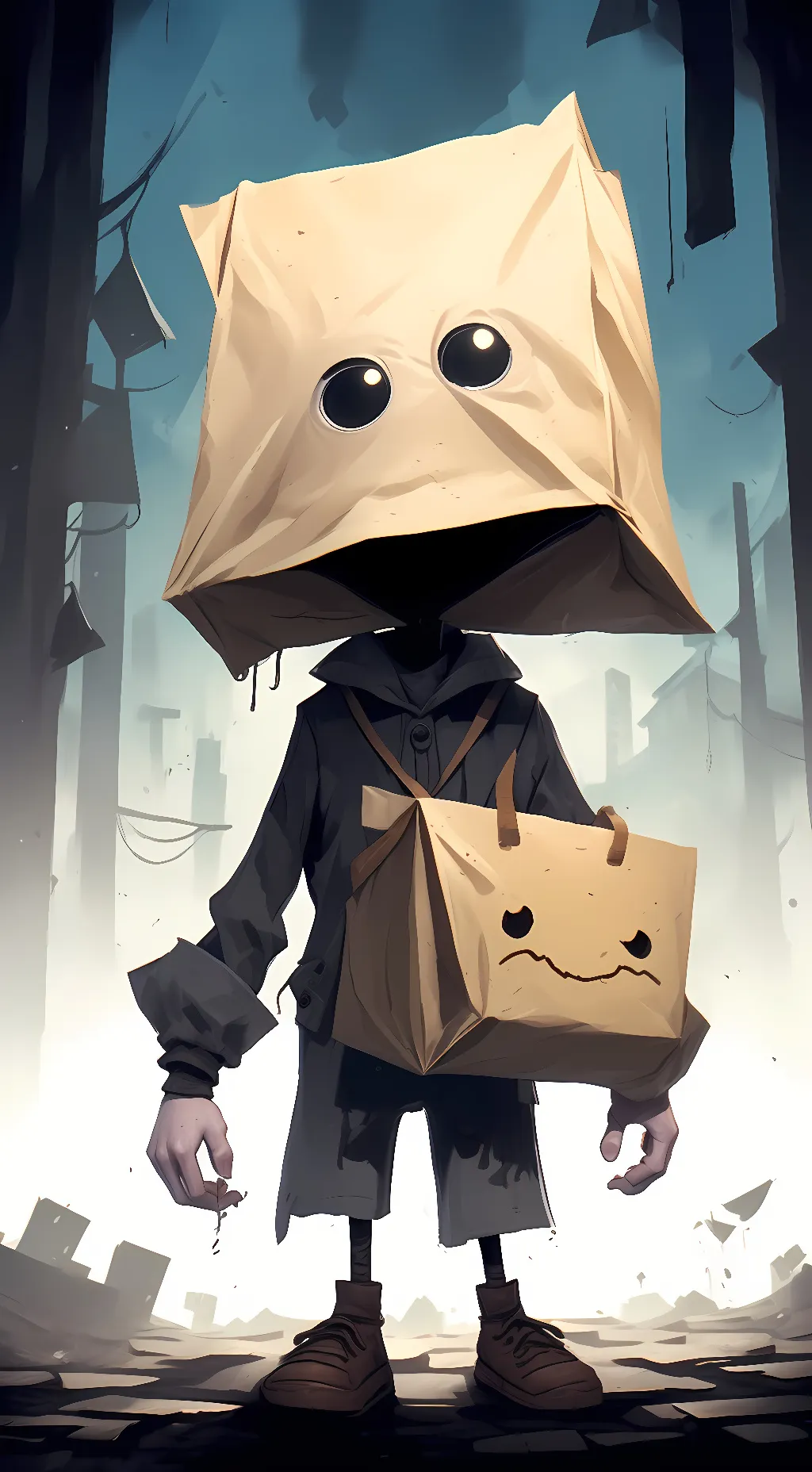 ai character: Mono background