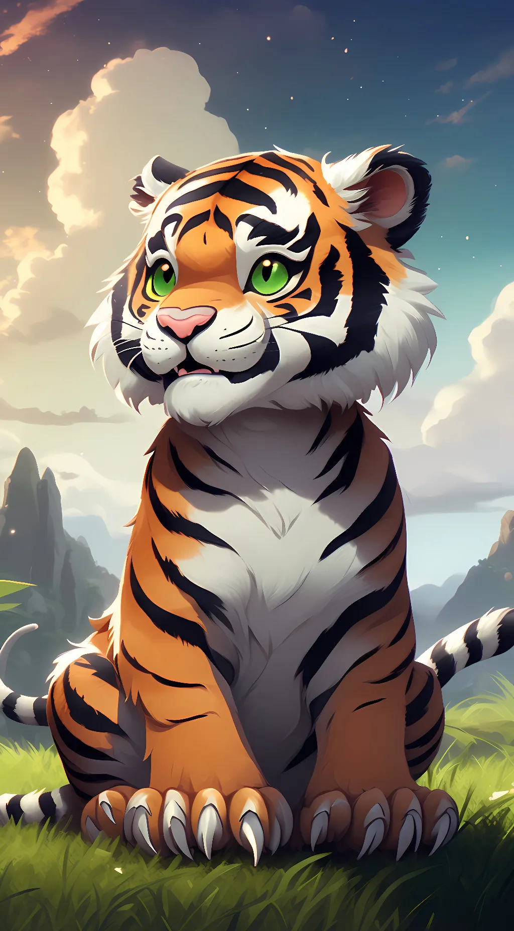 ai character: Leo background