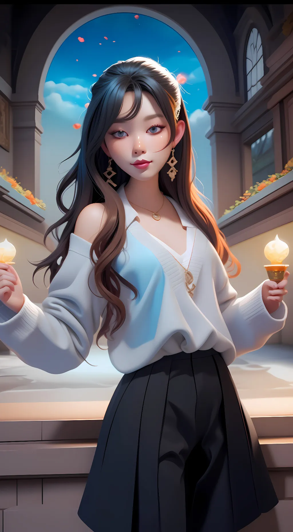 ai character: maya background