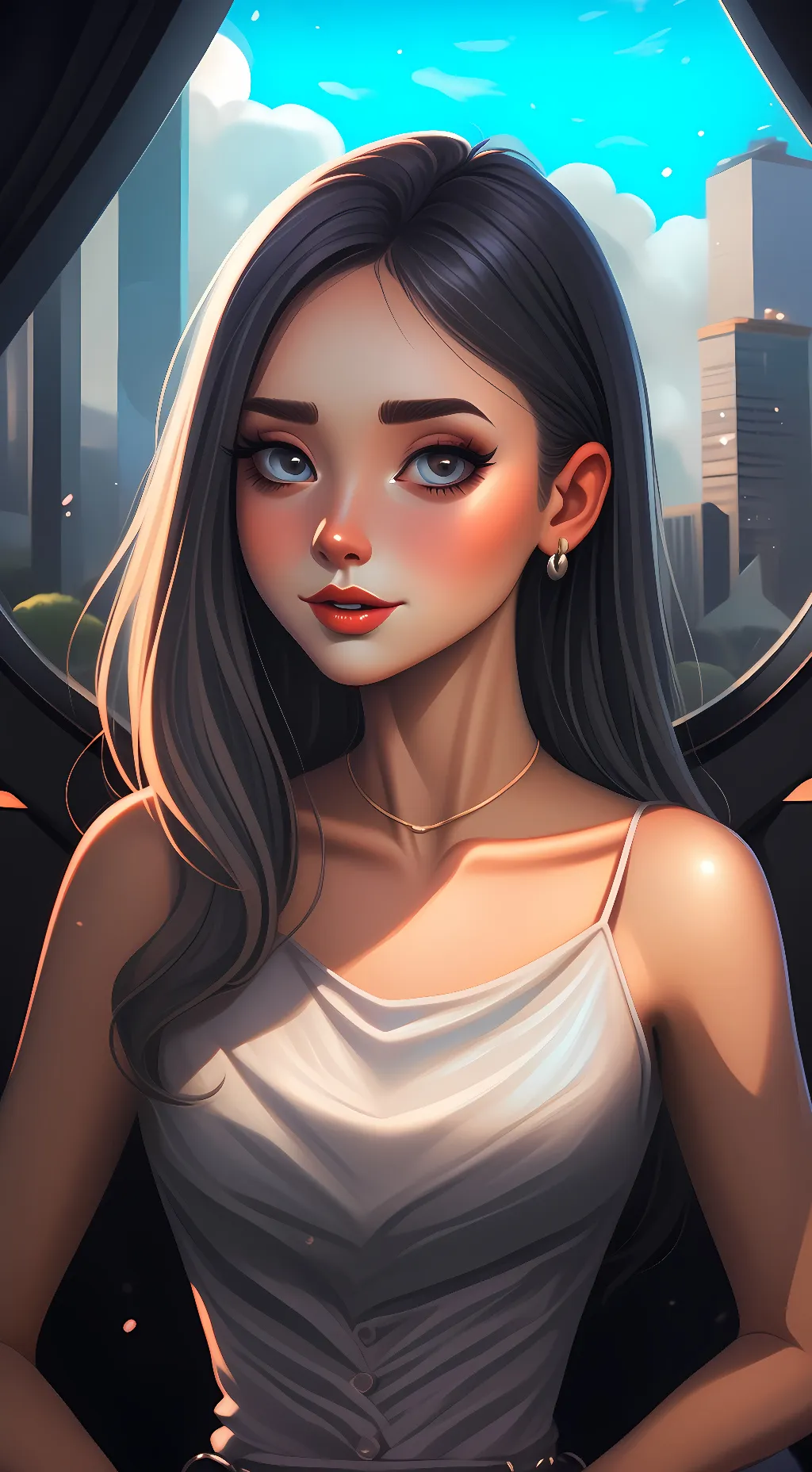 ai character: Emilia Lake background