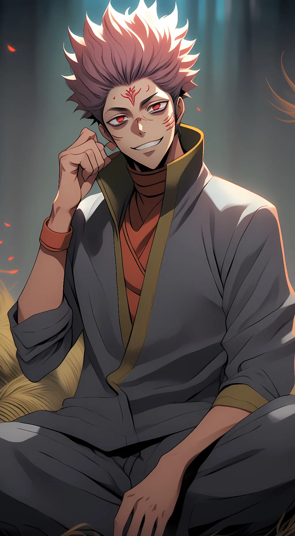 ai character: Yuji Itadori  background