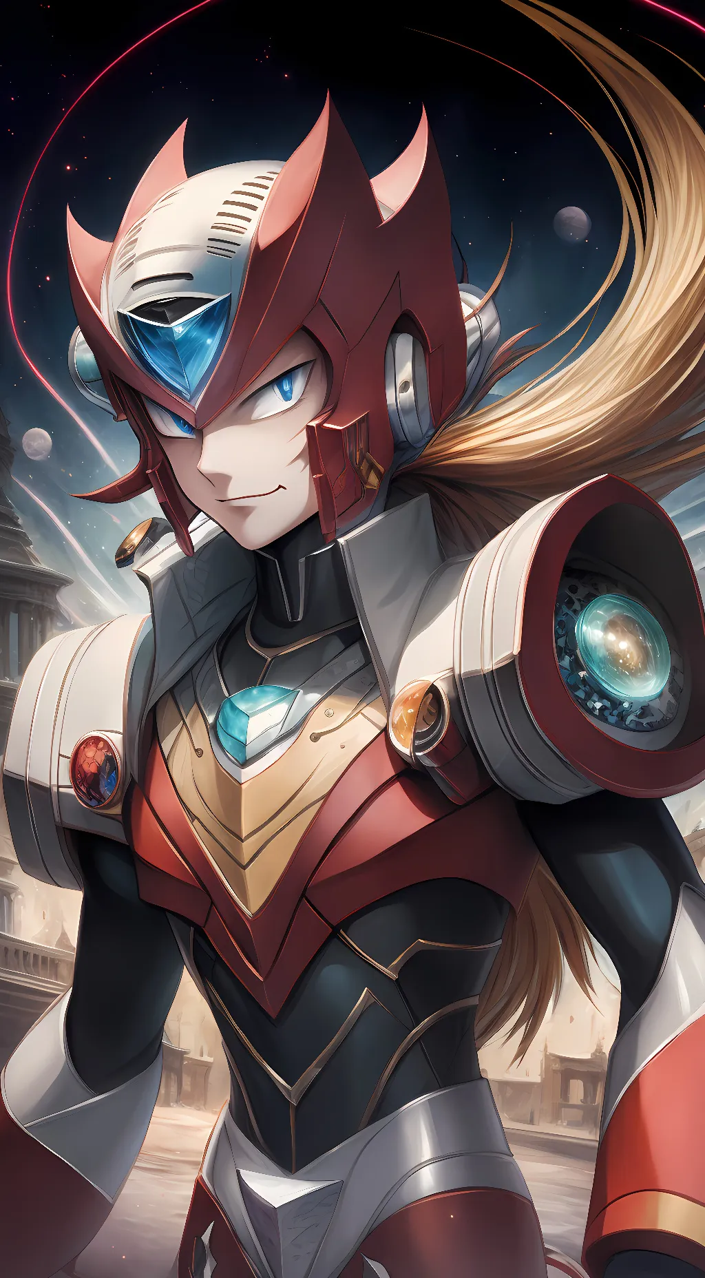 ai character: Zero (Mega Man X) background