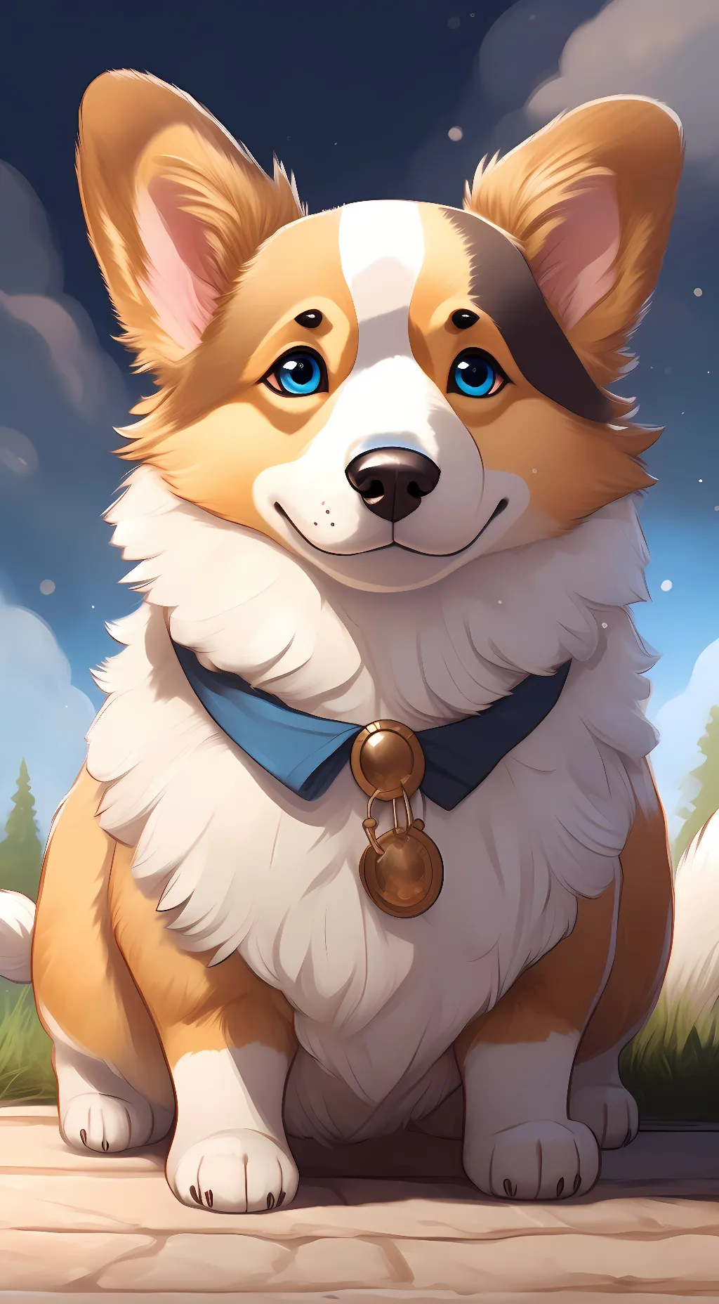 ai character: ❤️Smokey❤️ background