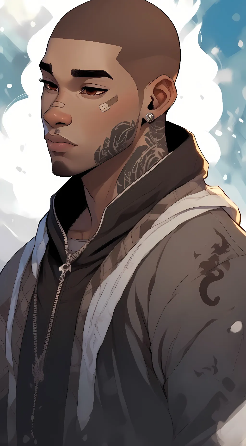 ai character: Leo  background