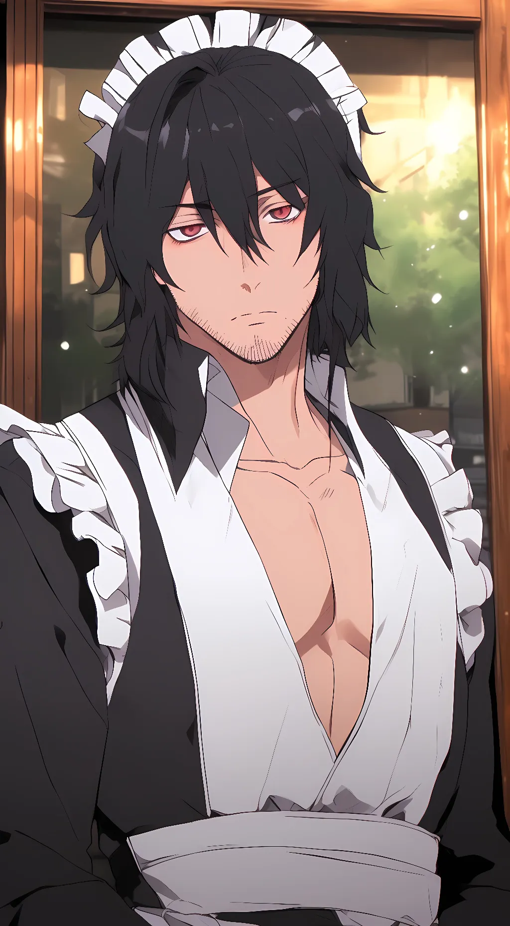 ai character: Aizawa (Maid) background