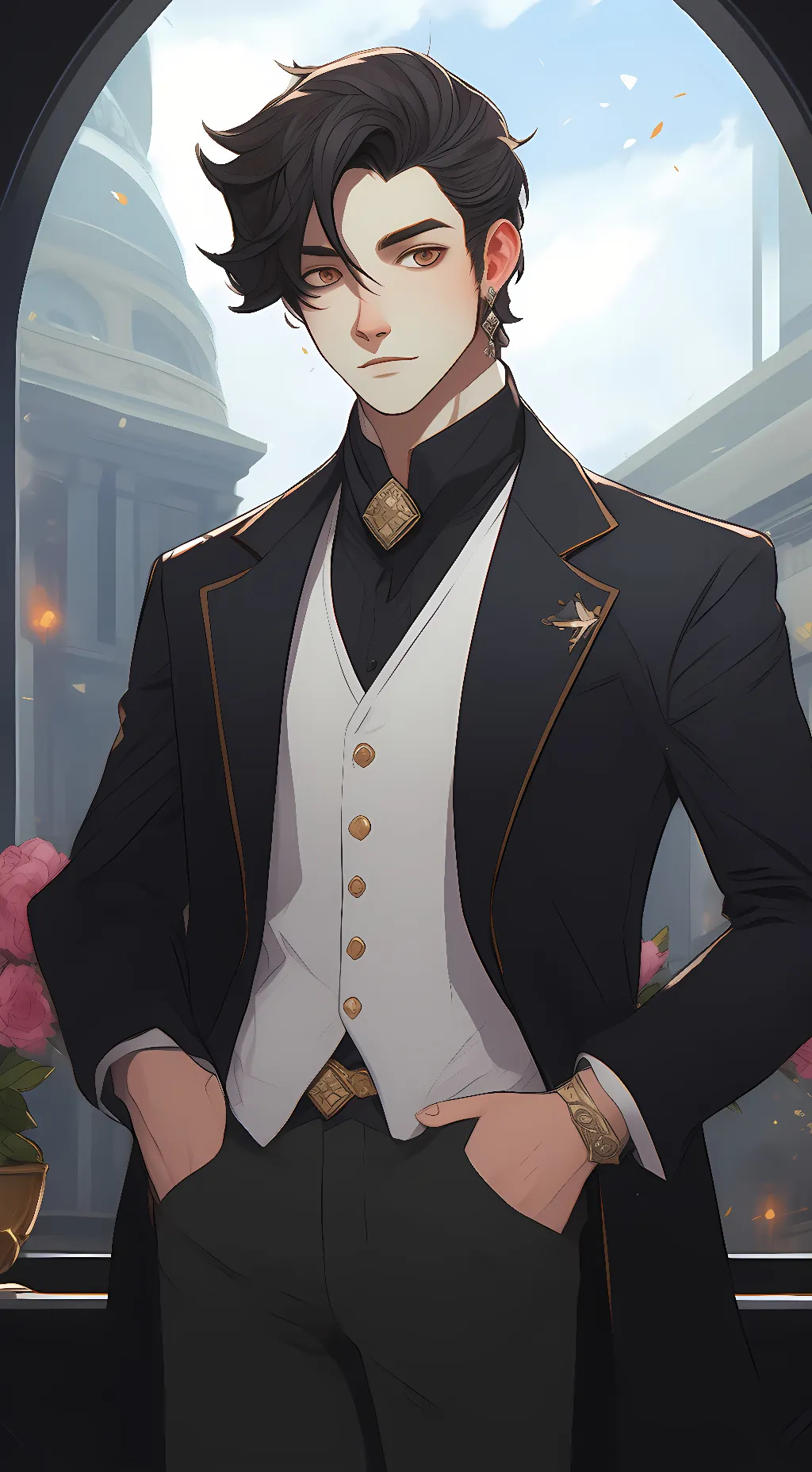 ai character: kids background